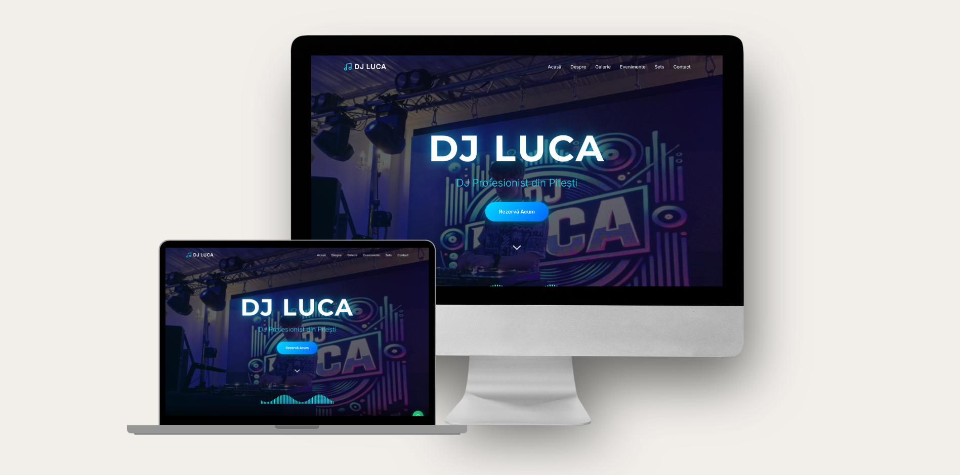 DJ Luca - DJ services website