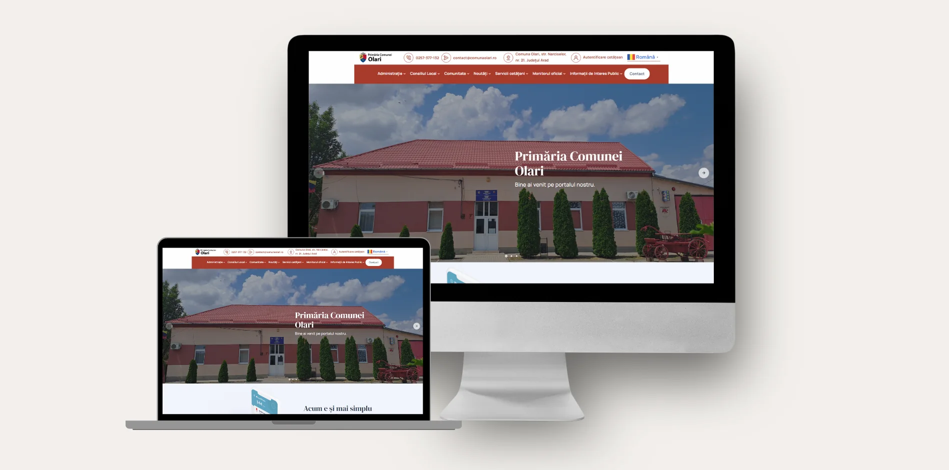 Primaria Olari - Municipality website