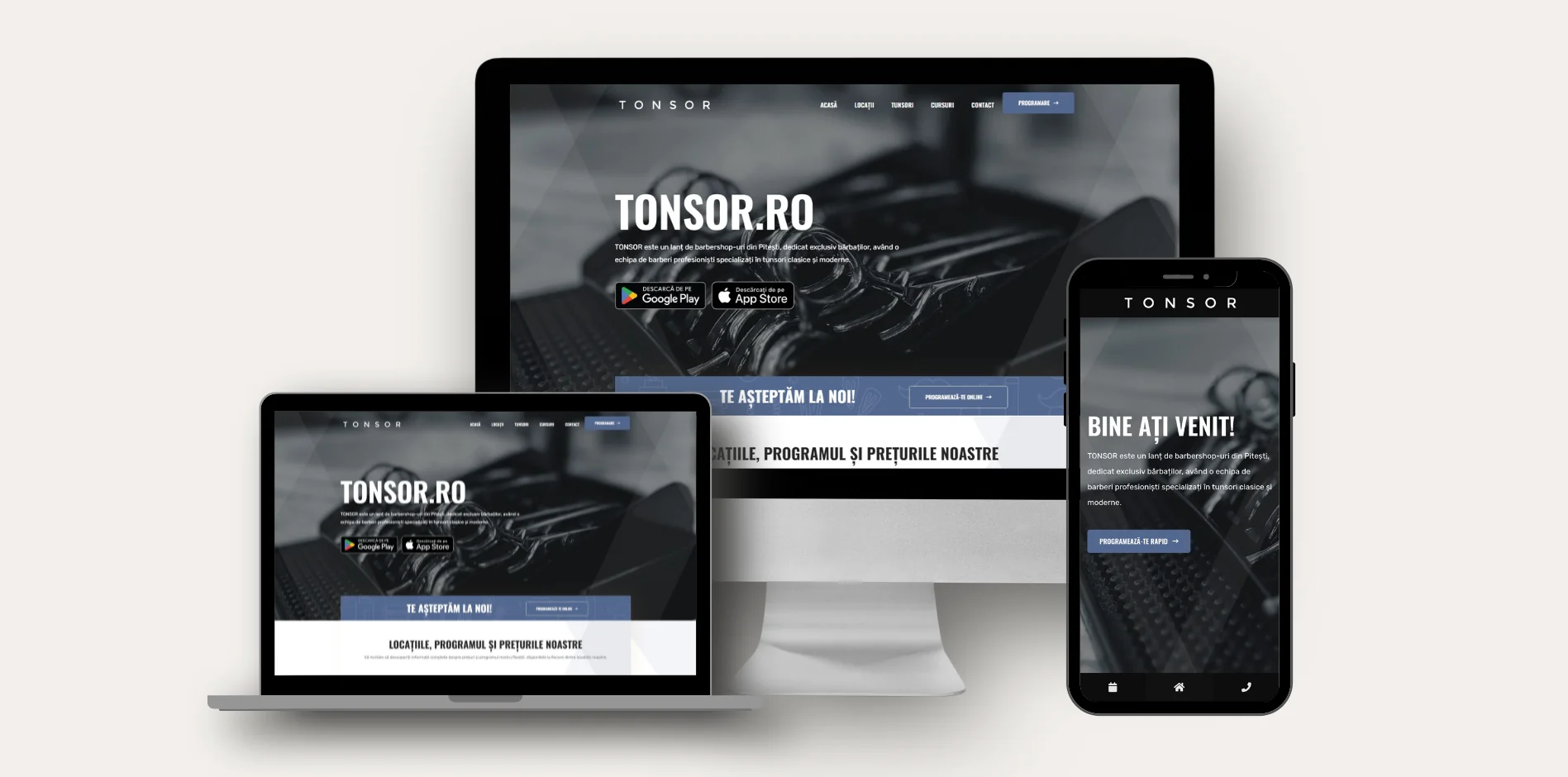 TONSOR - Barbershop booking platform with mobile apps