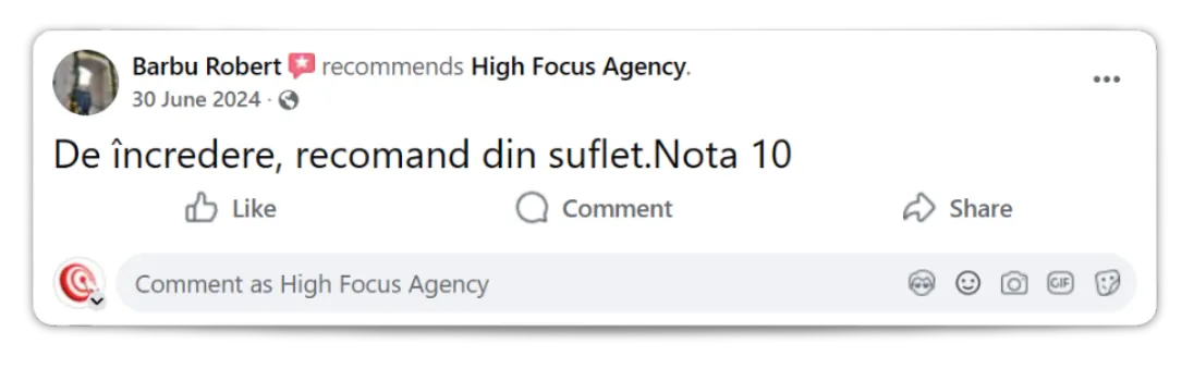 Recenzie Facebook